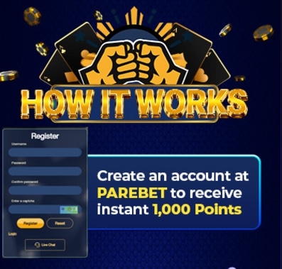 PAREBET Sign Up